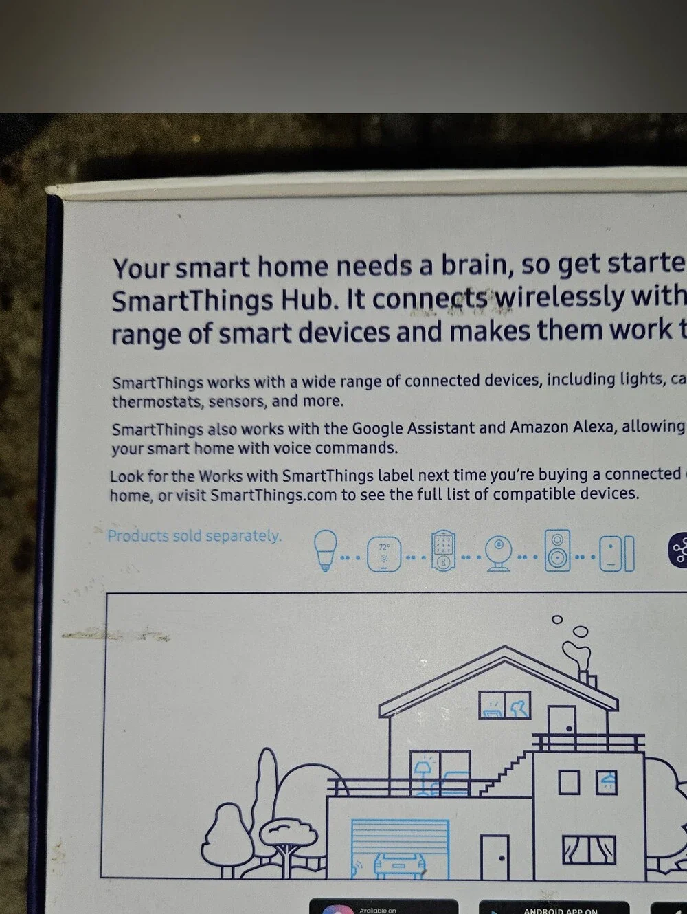 Samsung SmartThings White Hub Wireless Smart Home Gateway New Open Box